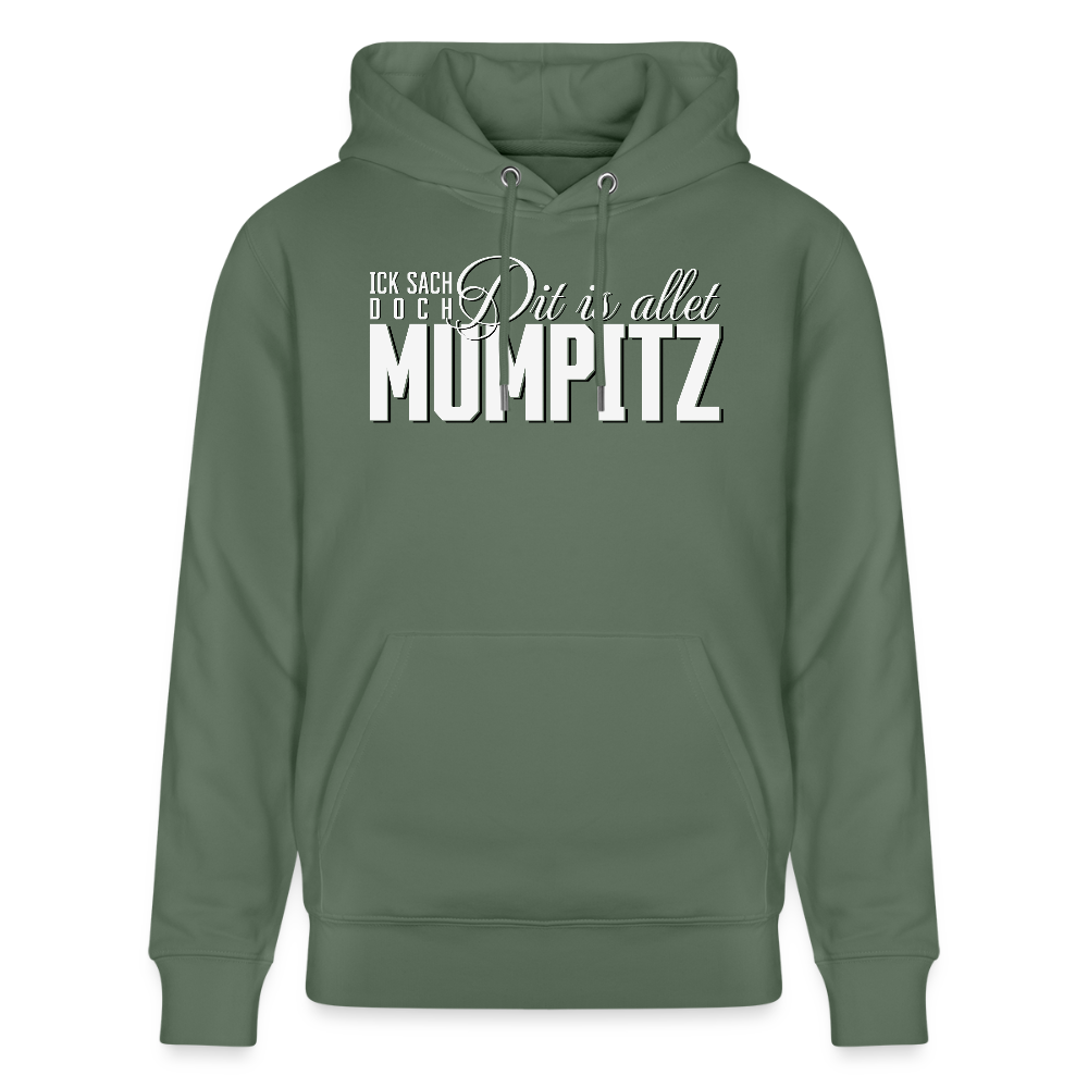 MUMPITZ-Unisex Bio-Hoodie-dunkel - Tanngrün