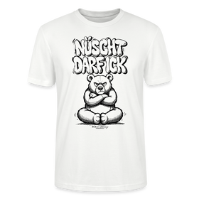 Berlin Shirt mit Berliner Bär-NÜSCHT DARF ICK-Unisex T-Shirt - Weiß