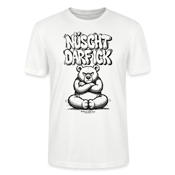Berlin Shirt mit Berliner Bär-NÜSCHT DARF ICK-Unisex T-Shirt - Weiß