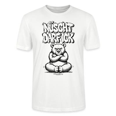 Berlin Shirt mit Berliner Bär-NÜSCHT DARF ICK-Unisex T-Shirt - Weiß