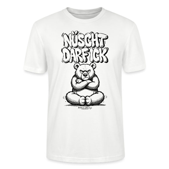 Berlin Shirt mit Berliner Bär-NÜSCHT DARF ICK-Unisex T-Shirt - Weiß