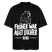 FRÜHER WAR ALLET LEICHTER-ICK OOCH-Oversized Unisex Bio Shirt - Schwarz