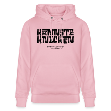 Berliner Schnauze - KANNSTE KNICKEN-Unisex Bio-Hoodie - Hellrosa