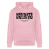 Berliner Schnauze - KANNSTE KNICKEN-Unisex Bio-Hoodie - Hellrosa