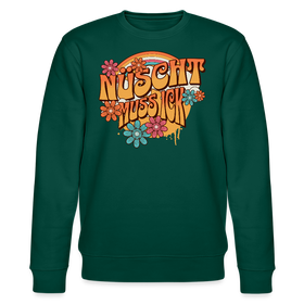 BERLINER RETRO-NÜSCHT MUSS ICK-Unisex Bio-Sweatshirt - Forest