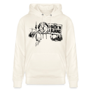 Berliner Spruch- MACH 'N ABJANG -Unisex Bio-Hoodie - Naturweiß 