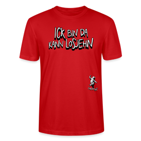 ICK BIN DA-Unisex BIO T-Shirt - Rot
