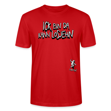 ICK BIN DA-Unisex BIO T-Shirt - Rot