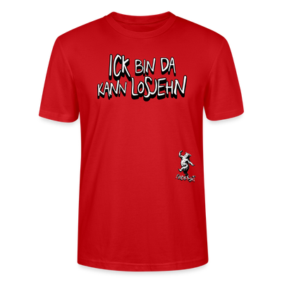 ICK BIN DA-Unisex BIO T-Shirt - Rot