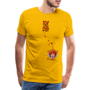 ICK LIEBE DIR-Männer Premium T-Shirt - Sonnengelb