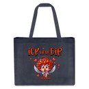 ICK LIEBE DIR-recycelter Shopping Bag - midnight Blue