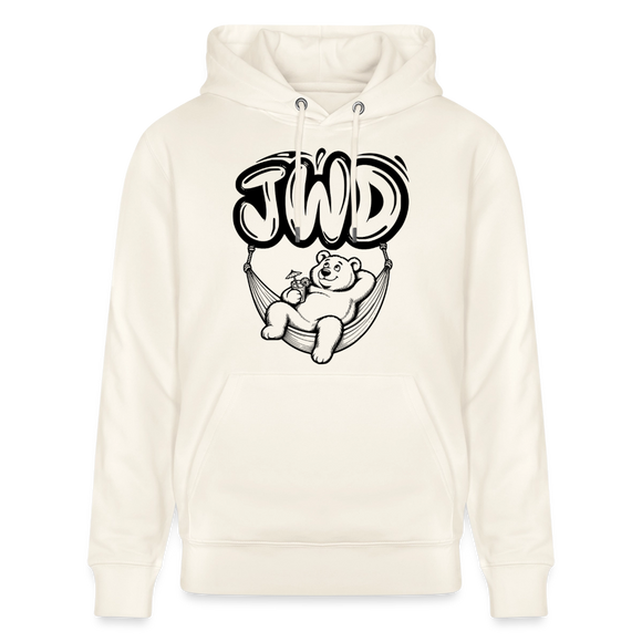 JWD-Berlin-Unisex Bio-Hoodie - Naturweiß 