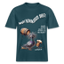 WAT KIEKSTN SO?-Relaxed Fit Unisex Bio-T-Shirt II - Dunkles Petrol