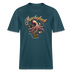 MUCKEFUCK - Relaxed Fit Unisex Bio-T-Shirt - Dunkles Petrol