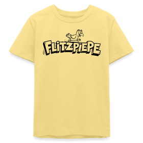 FLITZPIEPE-Bio Teenager T-Shirt - Gelb Viva 