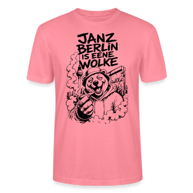 JANZ BERLIN IS EENE WOLKE-Dit Kiffer Shirt-Unisex T-Shirt - Pink 