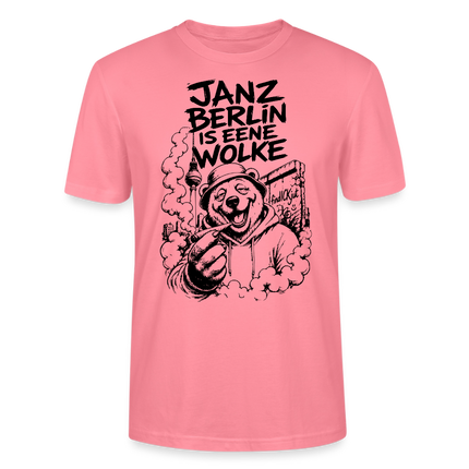 JANZ BERLIN IS EENE WOLKE-Dit Kiffer Shirt-Unisex T-Shirt - Pink 