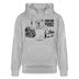 Berlin Souvenir mit echt Berliner Schnauze-NEESE-Unisex Bio-Hoodie - Grau meliert