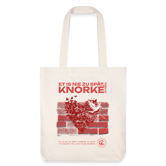 SEI KNORKE - recycelter Heavyweight Stoffbeutel - Naturweiß