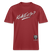 weisser Handschriftlich gestalteter Schriftzug „Kiekst’n so?“ im Stil der Berliner Schnauze- auf relaxed fit geschnittenem Bio unisex shirt- Erdrot