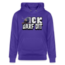 ICK DARF DIT|Taube-Unisex Bio-Hoodie - Purple Love 