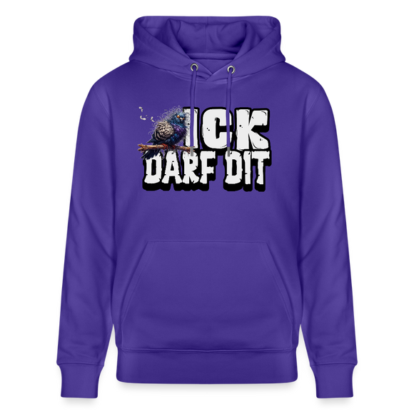 ICK DARF DIT|Taube-Unisex Bio-Hoodie - Purple Love 