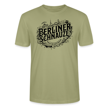 BERLINER SCHNAUZE- Unisex T-Shirt BIO - Nebelgrün