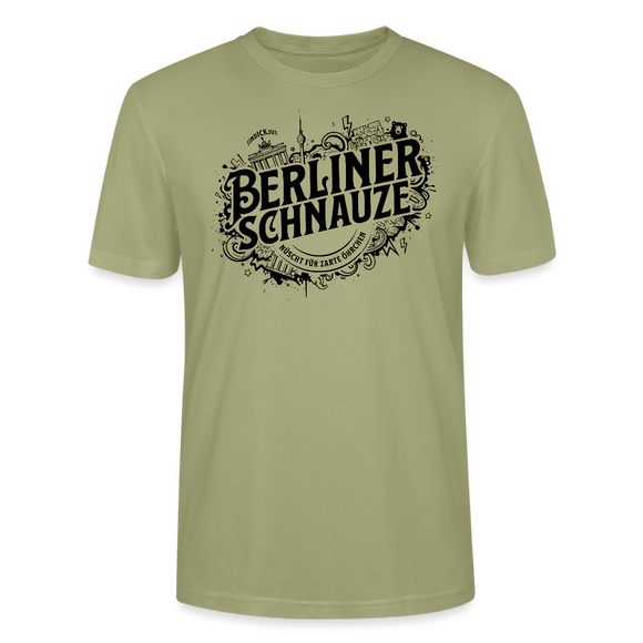 BERLINER SCHNAUZE- Unisex T-Shirt BIO - Nebelgrün