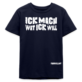 ICK MACH WAT ICK WILL-Bio Teenager T-Shirt II - Navy