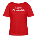 WIR SIND DIE GEILSTEN mit Berliner Schnauze-Rundhals Frauen Bio-T-Shirt - Rot