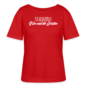 WIR SIND DIE GEILSTEN mit Berliner Schnauze-Rundhals Frauen Bio-T-Shirt - Rot