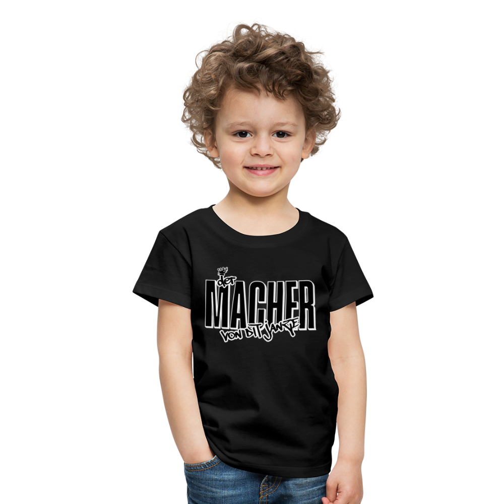 DER MACHER VON DIT JANZE - Kinder Premium T-Shirt - Schwarz