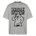 Berlin Shirt-ICK GLOOB ET HACKT-Oversized Unisex Bio T-Shirt - Grau meliert