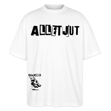 ALLET JUT-Unisex Oversize Bio-T-Shirt - Weiß