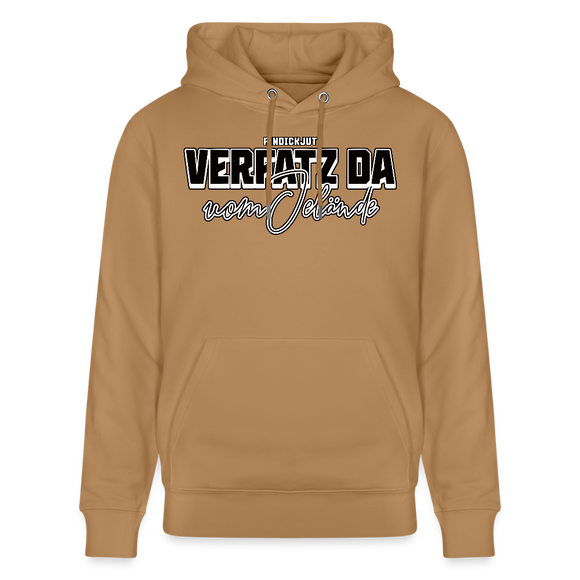 VERFATZ DA VOM JELÄNDE-Unisex Bio-Hoodie - Karamell 
