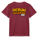 BERLIN ICK LIEB DIR -  Kinder BIO T-Shirt - Burgunderrot