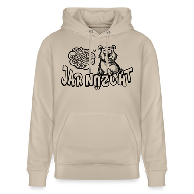 DU SCHNALLST JAR NÜSCHT-Unisex Bio-Hoodie - Beige