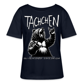 TACHCHEN BERLINER-Rundhals Frauen Bio-T-Shirt II - Navy