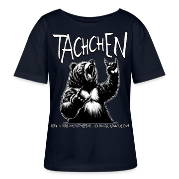 TACHCHEN BERLINER-Rundhals Frauen Bio-T-Shirt II - Navy