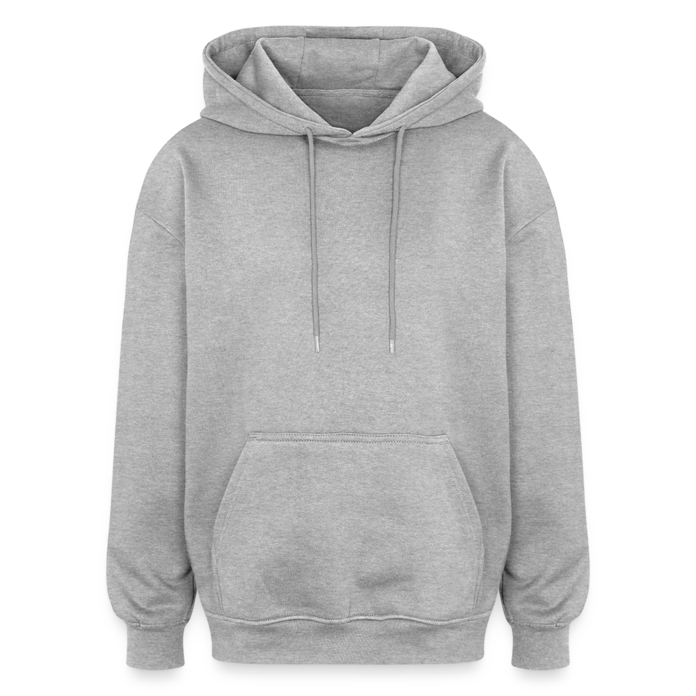 BERLINER LATSCH UND BOMMEL - Oversized Unisex Hoodie - Grau meliert