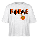 FLITZPIEPE - Frauen Boxy Bio-T-Shirt - Weiß meliert