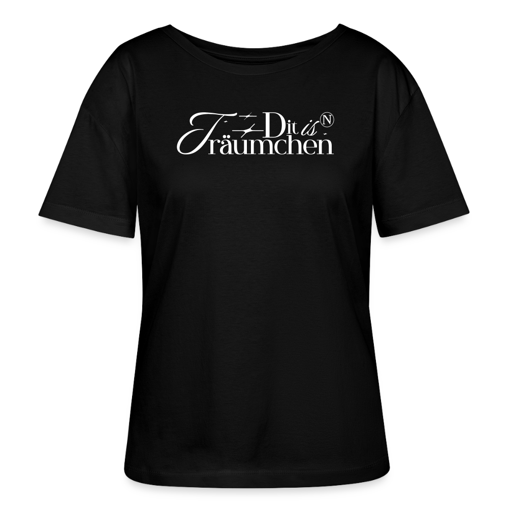 TRÄUMCHEN-Rundhals Frauen Bio-T-Shirt - Schwarz
