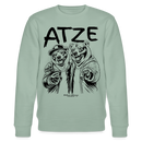 ATZE-Unisex Bio-Sweatshirt für echt Berliner Freunde - Helles Graugrün