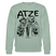 ATZE-Unisex Bio-Sweatshirt für echt Berliner Freunde - Helles Graugrün
