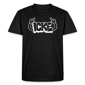 ICKE-Männer Premium T-Shirt mit Berliner Schnauze - Schwarz