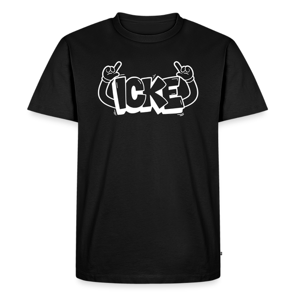 ICKE-Männer Premium T-Shirt mit Berliner Schnauze - Schwarz