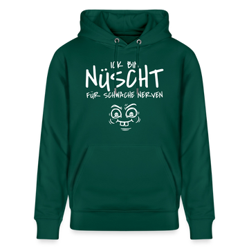 ICK BIN NÜSCHT FÜR SCHWACHE NERVEN-Unisex Bio-Hoodie - Forest