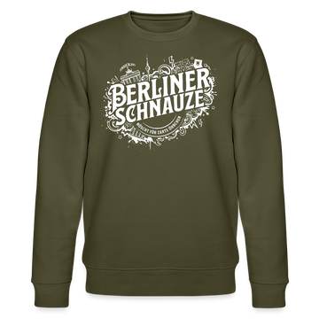 BERLINER SCHNAUZE-Unisex Bio-Sweatshirt II - Khaki