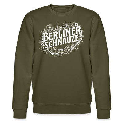 BERLINER SCHNAUZE-Unisex Bio-Sweatshirt II - Khaki