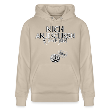 BERLINER EFFIZIENZ-'Dit Lob'-Unisex Bio-Hoodie - Beige